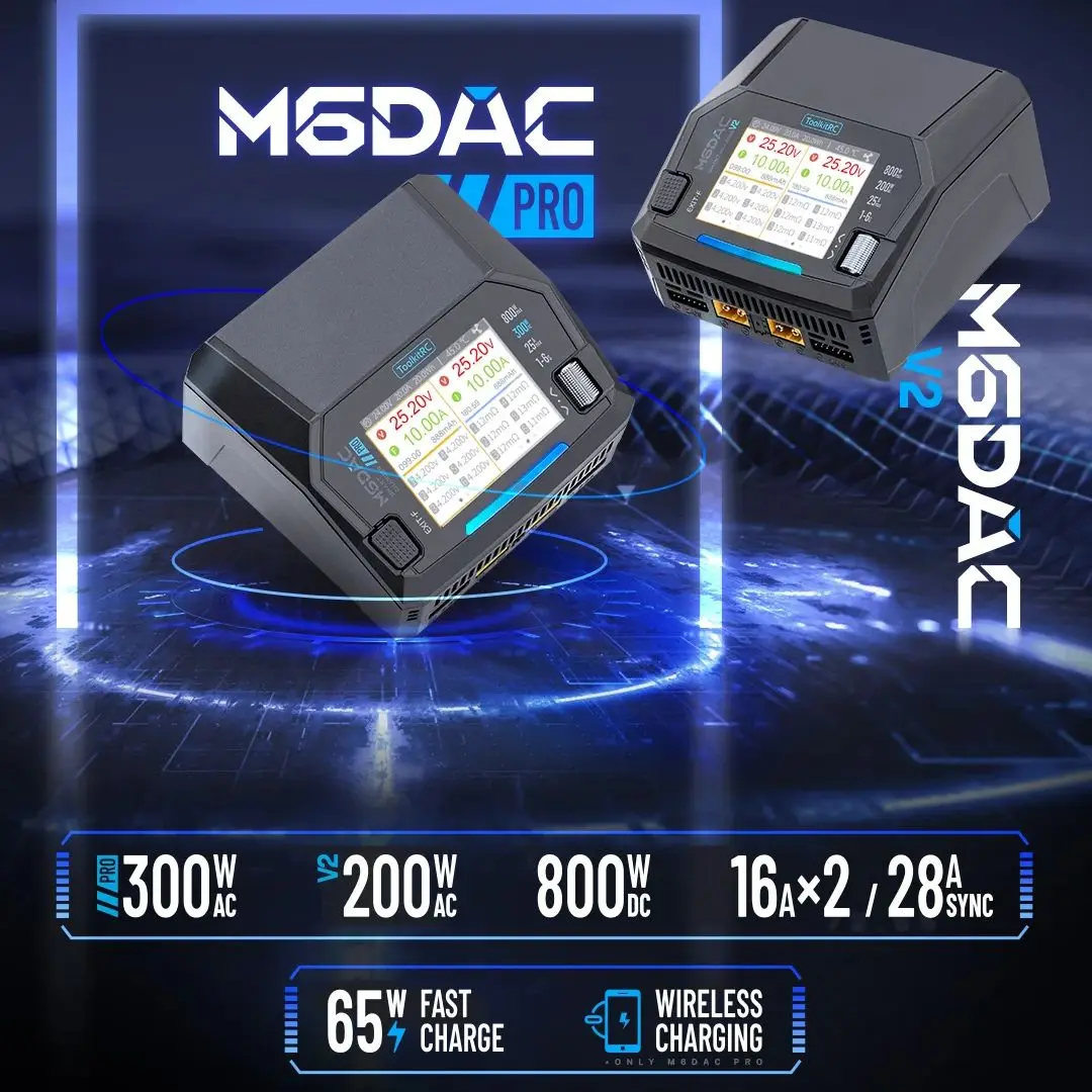 ToolkitRC M6DAC PRO V2 デュアルチャン - Toolkitrc M6Dac Smart Charger のレビューと価格